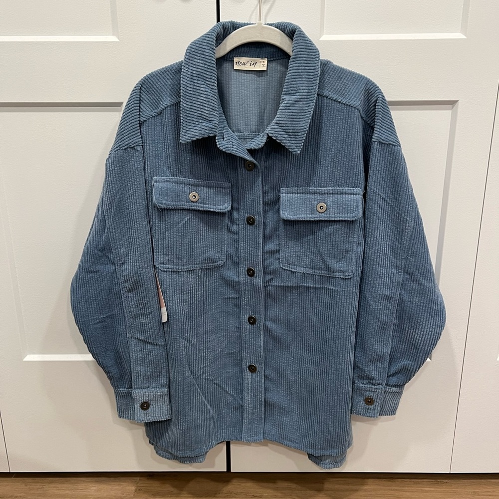 Corduroy shacket